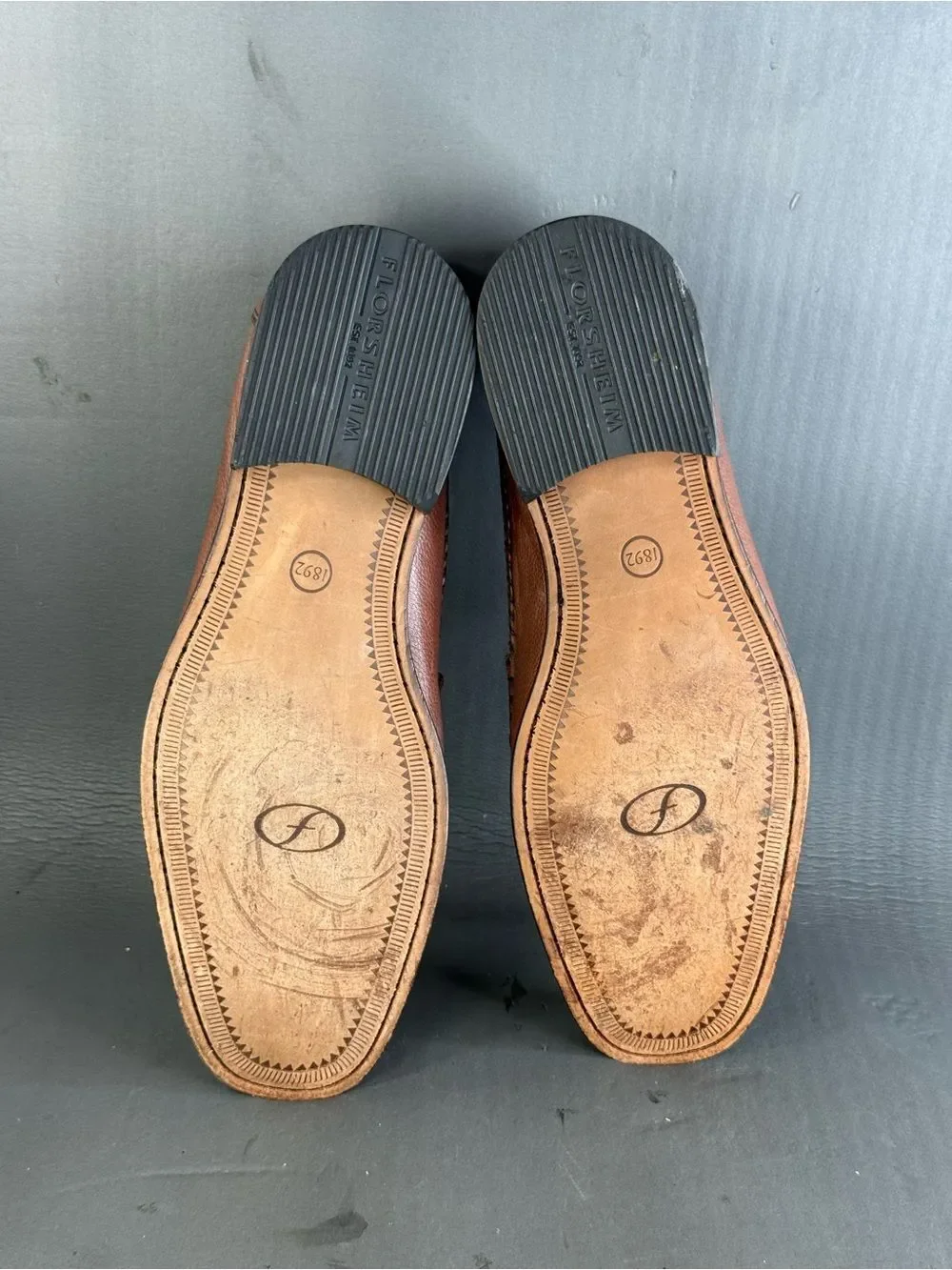 Florsheim Fitzgerald brown leather slip on leather shoes men’s size 11